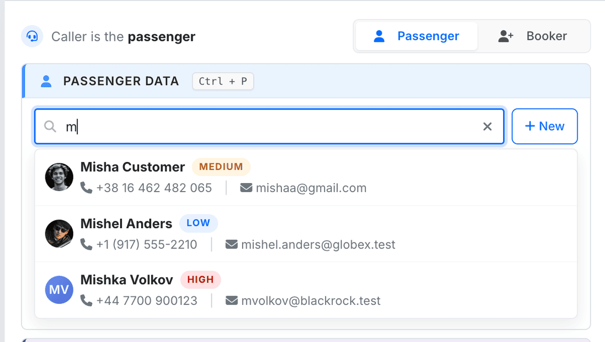 Open Limo dispatch timeline with trips and vehicle assignments